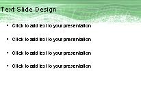 Core Values Green PowerPoint Template text slide design