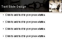 Hands Of Time PowerPoint Template text slide design