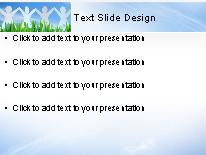 Happy Cutouts PowerPoint Template text slide design