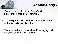 Idea Concepts Bulb Blue PowerPoint Template text slide design
