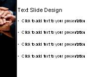 Partnership Go Team PowerPoint Template text slide design