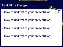 Puzzle Key PowerPoint Template text slide design