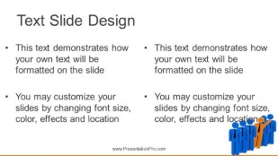 Stick Wave Widescreen PowerPoint Template text slide design