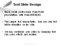 Success Growth Silver PowerPoint Template text slide design