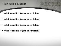 Success Sand PowerPoint Template text slide design