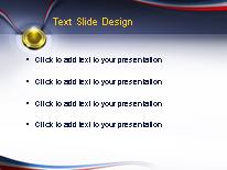 The Gold Medal PowerPoint Template text slide design