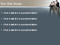 3 Young Professionals PowerPoint Template text slide design