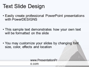 Building Ticker PowerPoint Template text slide design