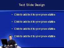 Business Exec PowerPoint Template text slide design