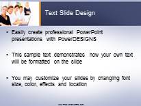 Business Group Portrait PowerPoint Template text slide design