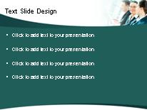 Business Powwow PowerPoint Template text slide design