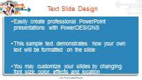 Business Team Forward Progress Widescreen PowerPoint Template text slide design