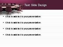 Conference Room 01 PowerPoint Template text slide design