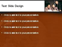 Consulting Group 02 Orange PowerPoint Template text slide design
