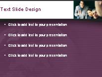Consulting Group Purple PowerPoint Template text slide design
