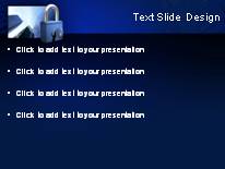 Corporate Security PowerPoint Template text slide design
