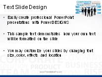 Corporate Team Solution PowerPoint Template text slide design
