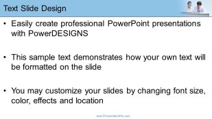 Desk Duo Sky 01 Widescreen PowerPoint Template text slide design
