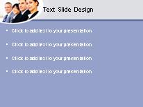 Diverse Business Team PowerPoint Template text slide design