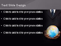 Global Suit PowerPoint Template text slide design