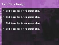 Globaltalk Purple PowerPoint Template text slide design