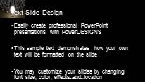 Group Idea Dark Widescreen PowerPoint Template text slide design
