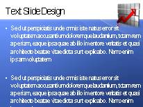Positive Outlook Blue Widescreen PowerPoint Template text slide design
