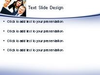 Smiling Business Diversity 02 PowerPoint Template text slide design