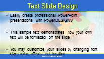 Solution In Hand B Widescreen PowerPoint Template text slide design
