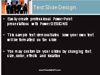 Success Stance PowerPoint Template text slide design