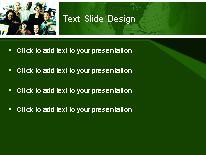 The Company 02 Green PowerPoint Template text slide design