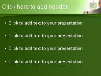 Video Conference 02 Green PowerPoint Template text slide design