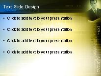 Virtualstock Gold PowerPoint Template text slide design