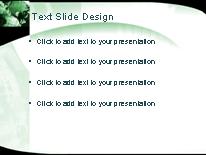 Annual Green PowerPoint Template text slide design