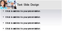 Biz Related PowerPoint Template text slide design