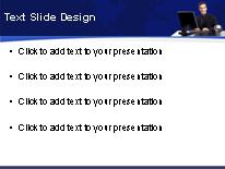 Business Exec PowerPoint Template text slide design