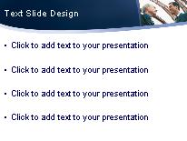 Business Greet PowerPoint Template text slide design