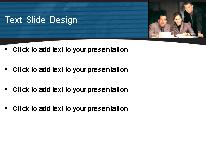 Consulting Group 02 Blue PowerPoint Template text slide design