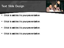 Consulting Group 02 Gray PowerPoint Template text slide design