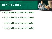 Consulting Group Green PowerPoint Template text slide design