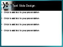 Glassy Office Space PowerPoint Template text slide design