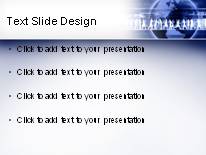 Global Workforce Blue PowerPoint Template text slide design