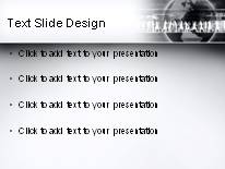 Global Workforce Gray PowerPoint Template text slide design