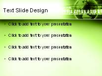 Global Workforce Green PowerPoint Template text slide design
