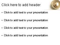 Golden One PowerPoint Template text slide design