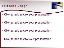 Pen Calculator PowerPoint Template text slide design