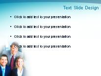 Smiling Group Portrait 01 PowerPoint Template text slide design