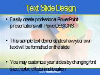 Solution In Hand B Widescreen PowerPoint Template text slide design