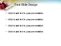 Stock Check PowerPoint Template text slide design