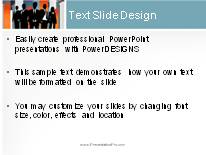 Success Stance PowerPoint Template text slide design